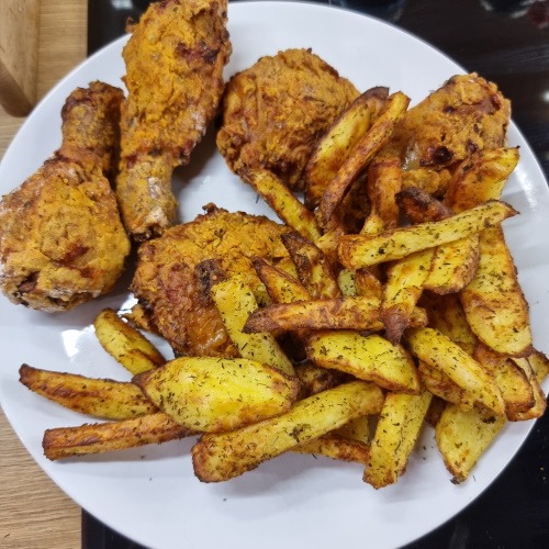 Air Fryer Chrupiące Nóżki z Kurczaka