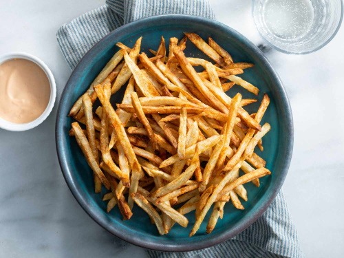 frytki z frytkownicy beztłuszczowej