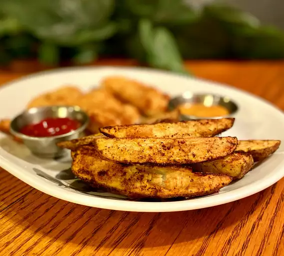Pieczone łódeczki ziemniaczane z Air Fryer