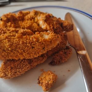 polędwiczki z piersi kurczaka w panierce frytkownica beztłuszczowa