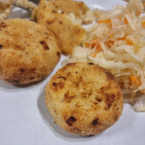 Kotlety ruskie - ziemniaczano twarogowe z Air Fryer