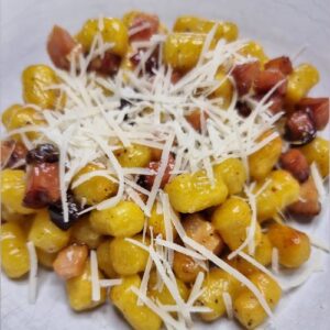 gnocchi carbonara z air fryer
