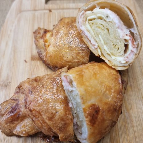 rogale z papieru ryżowego z air fryer