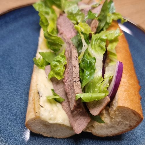Philly Cheesesteak z frytkownicy beztłuszczowej