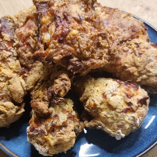 Kurczak panierowany ala KFC z frytkownicy beztłuszczowej