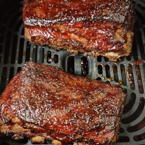 żeberka w sosie BBQ z Air Fryer