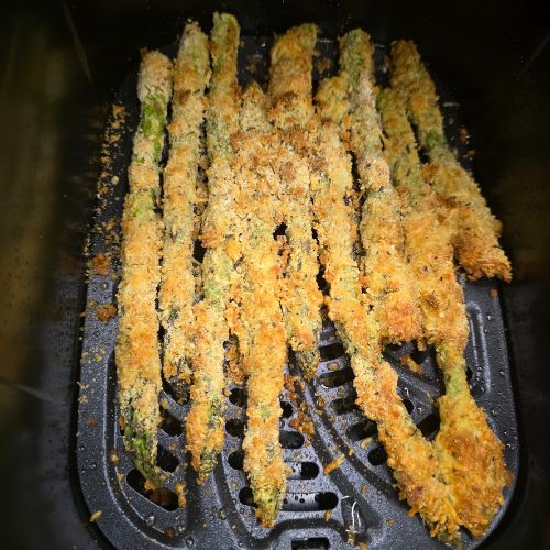 szparagi panierowane pieczone w air fryer
