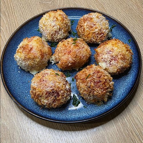 Kotleciki z szynki i sera camembert z Air Fryer