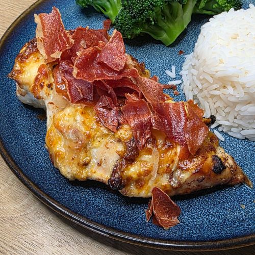 Pierś z Kurczaka z Suszonymi Pomidorami, Mozzarellą i Pesto z Air Fryer